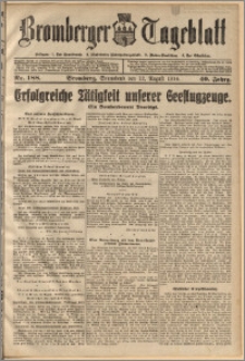 Bromberger Tageblatt. J. 40, 1916, nr 188