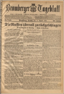 Bromberger Tageblatt. J. 40, 1916, nr 189