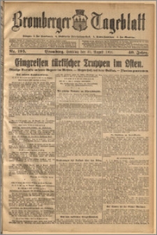 Bromberger Tageblatt. J. 40, 1916, nr 195