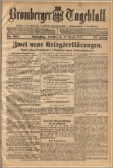 Bromberger Tageblatt. J. 40, 1916, nr 202