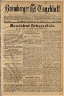 Bromberger Tageblatt. J. 40, 1916, nr 204