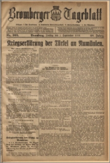 Bromberger Tageblatt. J. 40, 1916, nr 205