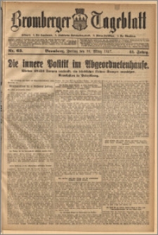 Bromberger Tageblatt. J. 41, 1917, nr 63