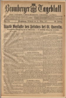 Bromberger Tageblatt. J. 41, 1917, nr 73