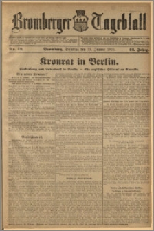 Bromberger Tageblatt. J. 42, 1918, nr 12