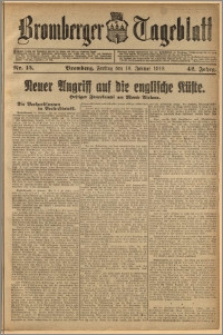 Bromberger Tageblatt. J. 42, 1918, nr 15