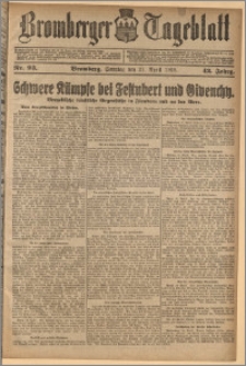 Bromberger Tageblatt. J. 42, 1918, nr 93