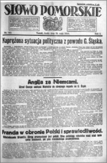 Słowo Pomorskie 1921.05.18 R.1 nr 110