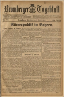 Bromberger Tageblatt. J. 43, 1919, nr 83