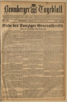 Bromberger Tageblatt. J. 43, 1919, nr 88