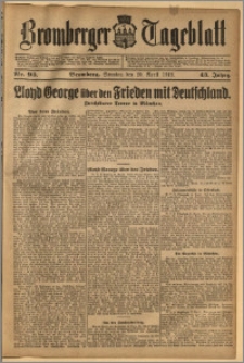 Bromberger Tageblatt. J. 43, 1919, nr 93