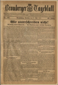 Bromberger Tageblatt. J. 43, 1919, nr 122