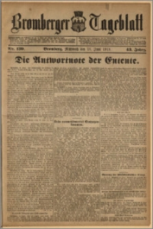 Bromberger Tageblatt. J. 43, 1919, nr 139