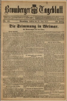 Bromberger Tageblatt. J. 43, 1919, nr 141