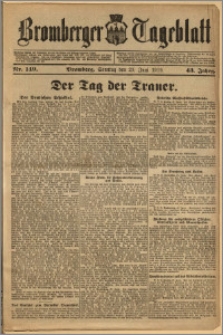 Bromberger Tageblatt. J. 43, 1919, nr 149