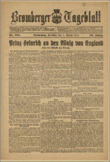 Bromberger Tageblatt. J. 43, 1919, nr 180