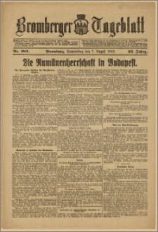 Bromberger Tageblatt. J. 43, 1919, nr 182