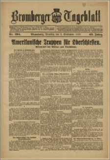 Bromberger Tageblatt. J. 43, 1919, nr 204