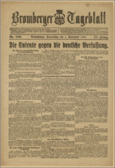 Bromberger Tageblatt. J. 43, 1919, nr 206