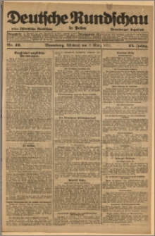 Deutsche Rundschau in Polen. J. 45, 1921, nr 49