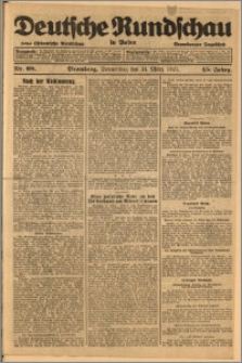 Deutsche Rundschau in Polen. J. 45, 1921, nr 68