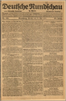 Deutsche Rundschau in Polen. J. 45, 1921, nr 119