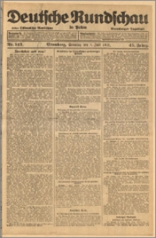 Deutsche Rundschau in Polen. J. 45, 1921, nr 145