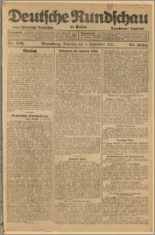 Deutsche Rundschau in Polen. J. 45, 1921, nr 199