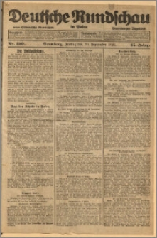 Deutsche Rundschau in Polen. J. 45, 1921, nr 220