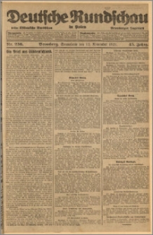 Deutsche Rundschau in Polen. J. 45, 1921, nr 256