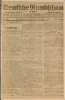 Deutsche Rundschau in Polen. J. 45, 1921, nr 278