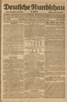 Deutsche Rundschau in Polen. J. 45, 1921, nr 290