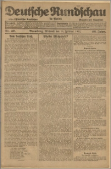 Deutsche Rundschau in Polen. J. 46, 1922, nr 37