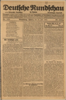 Deutsche Rundschau in Polen. J. 46, 1922, nr 145