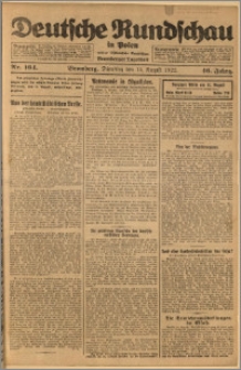 Deutsche Rundschau in Polen. J. 46, 1922, nr 164