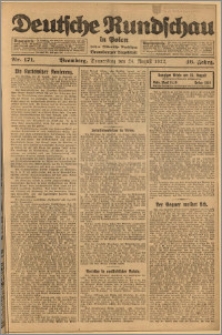 Deutsche Rundschau in Polen. J. 46, 1922, nr 171