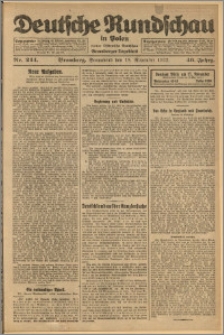 Deutsche Rundschau in Polen. J. 46, 1922, nr 244