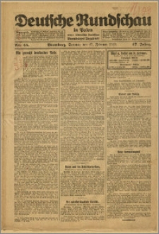 Deutsche Rundschau in Polen. J. 47, 1923, nr 45