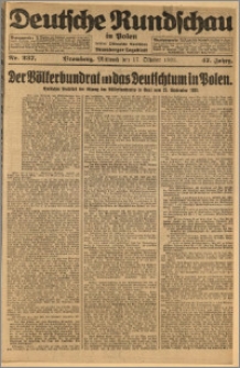 Deutsche Rundschau in Polen. J. 47, 1923, nr 237