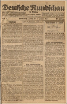 Deutsche Rundschau in Polen. J. 48, 1924, nr 3