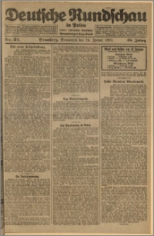 Deutsche Rundschau in Polen. J. 48, 1924, nr 22