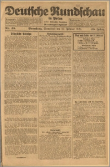 Deutsche Rundschau in Polen. J. 48, 1924, nr 45