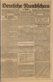 Deutsche Rundschau in Polen. J. 49, 1925, nr 63