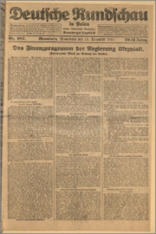 Deutsche Rundschau in Polen. J. 32 (49), 1925, nr 287