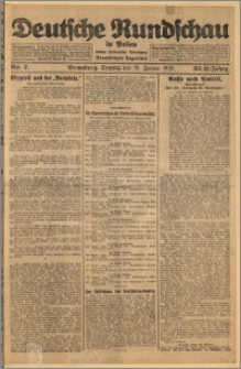 Deutsche Rundschau in Polen. J. 33 (50), 1926, nr 7