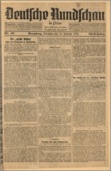 Deutsche Rundschau in Polen. J. 33 (50), 1926, nr 37