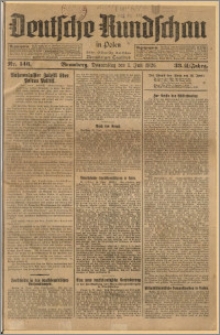 Deutsche Rundschau in Polen. J. 33 (50), 1926, nr 146