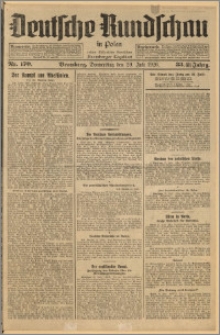 Deutsche Rundschau in Polen. J. 33 (50), 1926, nr 170