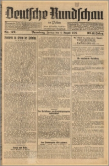 Deutsche Rundschau in Polen. J. 33 (50), 1926, nr 177