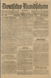 Deutsche Rundschau in Polen. J. 33 (50), 1926, nr 187